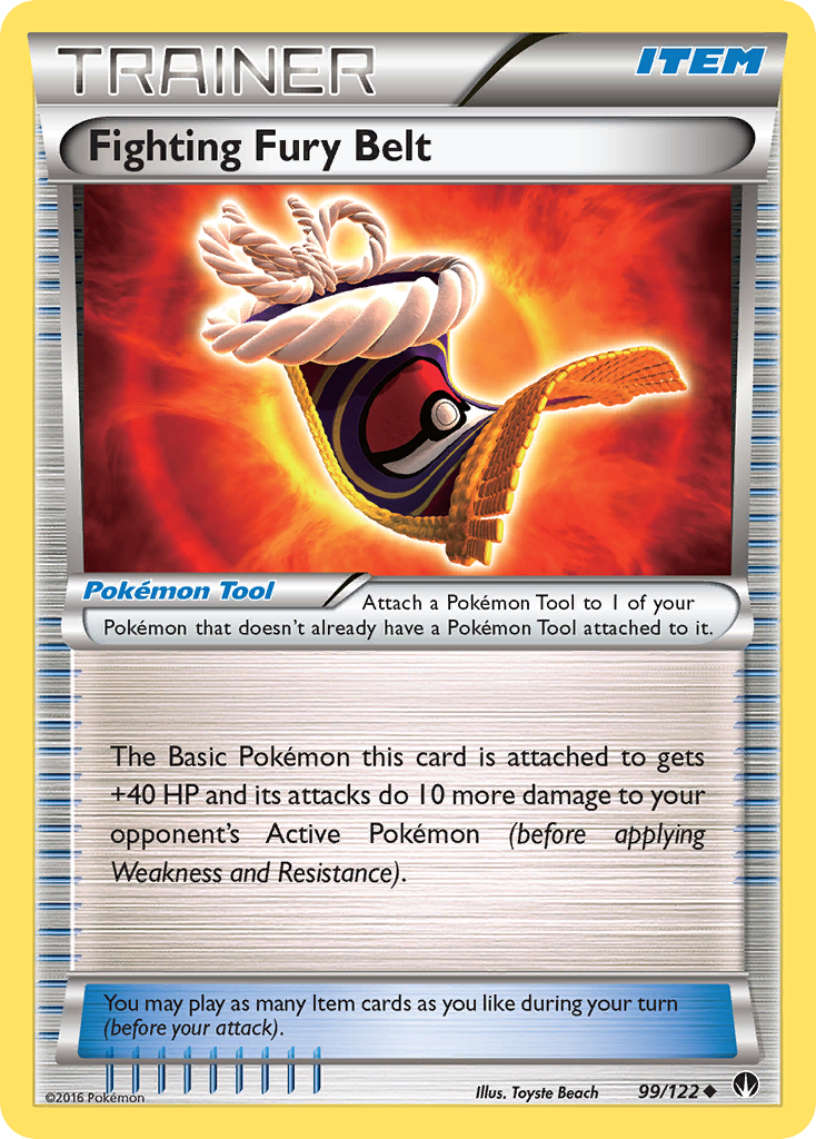 Fighting Fury Belt (99/122) [XY: BREAKpoint] | Card Citadel