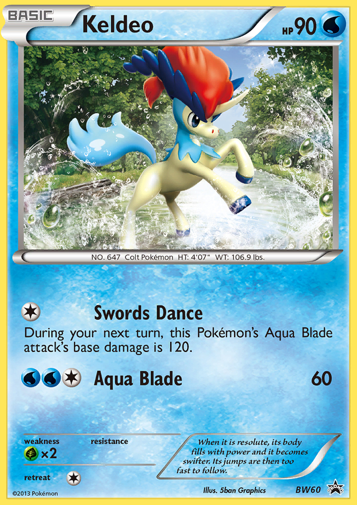 Keldeo (BW60) [Black & White: Black Star Promos] | Card Citadel