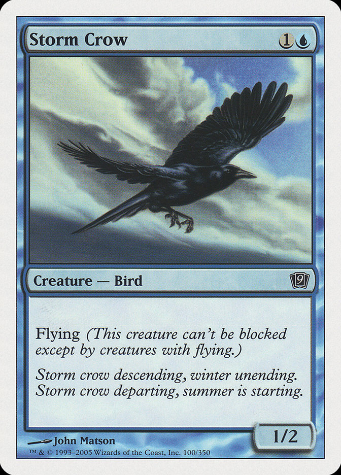 Storm Crow [Ninth Edition] | Card Citadel