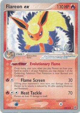 Flareon ex (108/113) (Eeveelutions - Jimmy Ballard) [World Championships 2006] | Card Citadel