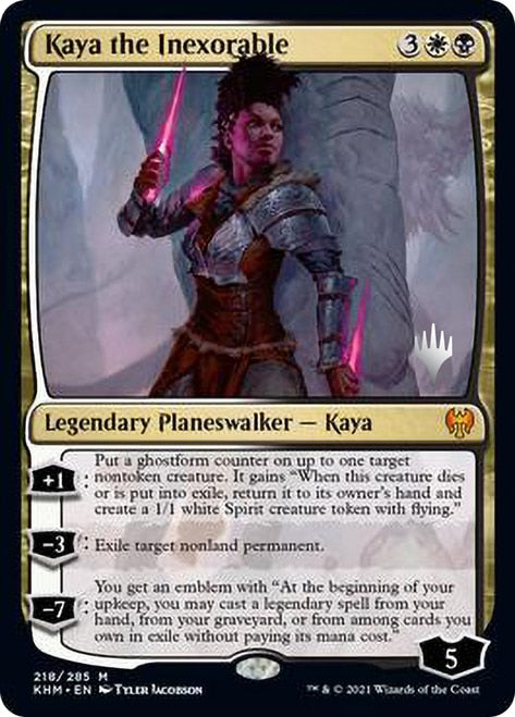 Kaya the Inexorable [Kaldheim Promo Pack] | Card Citadel