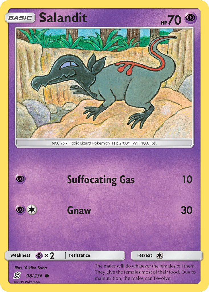 Salandit (98/236) [Sun & Moon: Unified Minds] | Card Citadel
