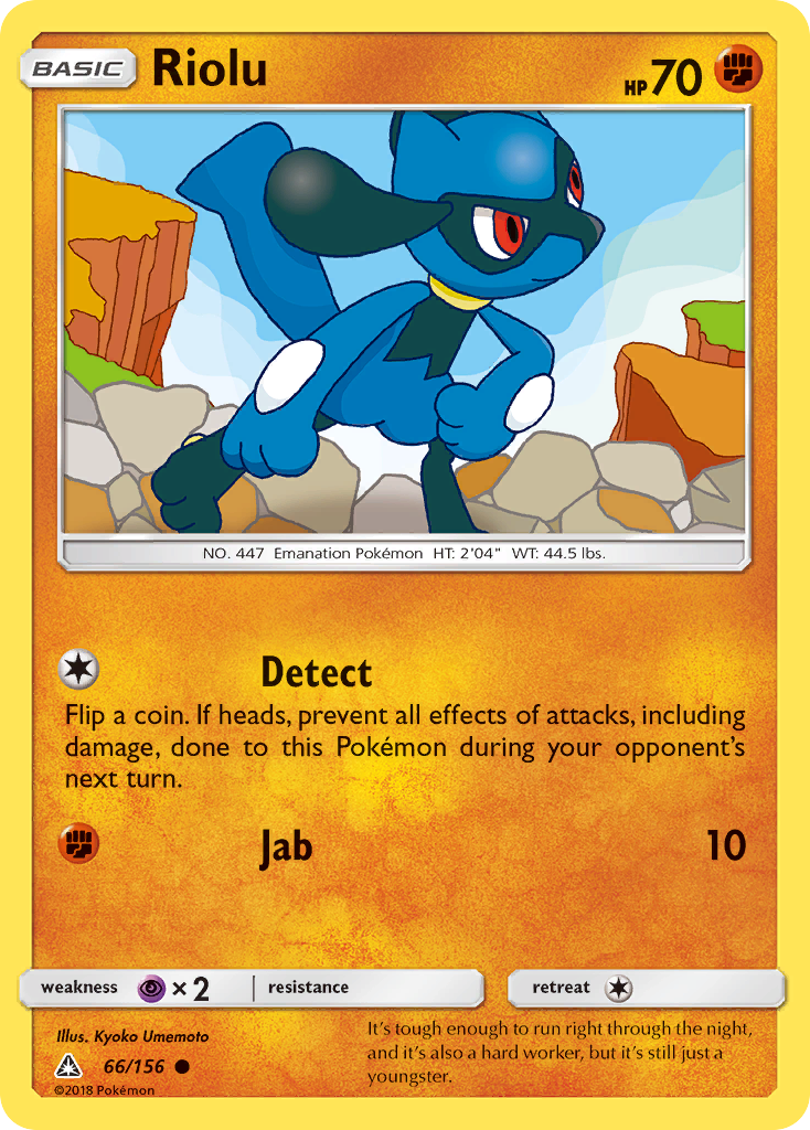 Riolu (66/156) [Sun & Moon: Ultra Prism] | Card Citadel