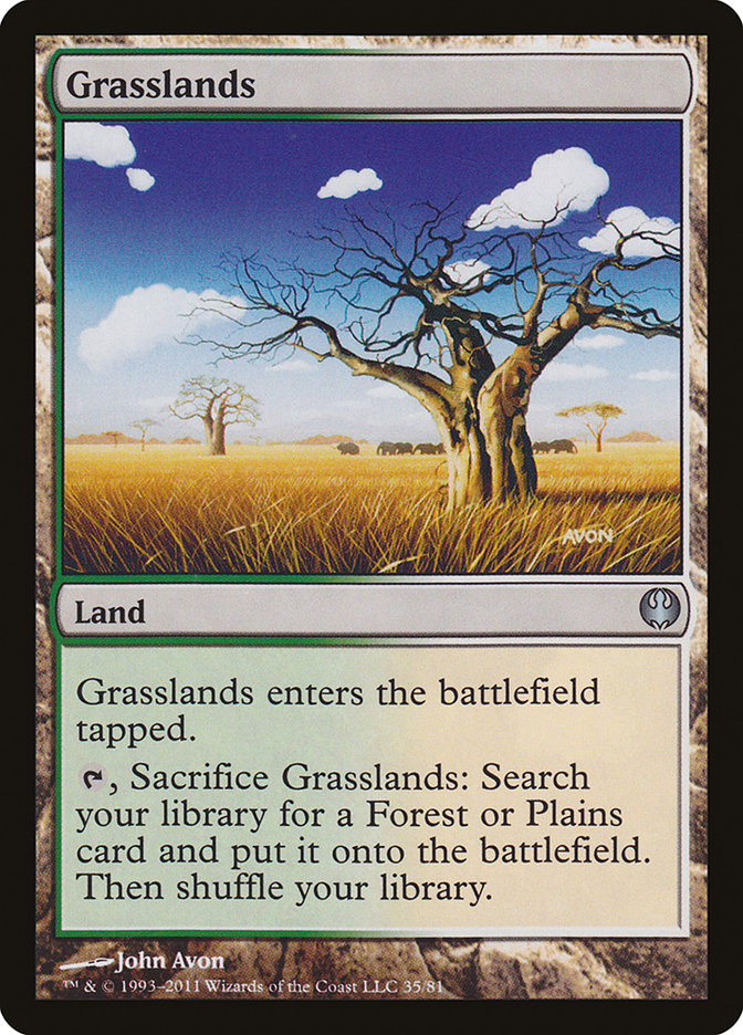 Grasslands [Duel Decks: Knights vs. Dragons] | Card Citadel