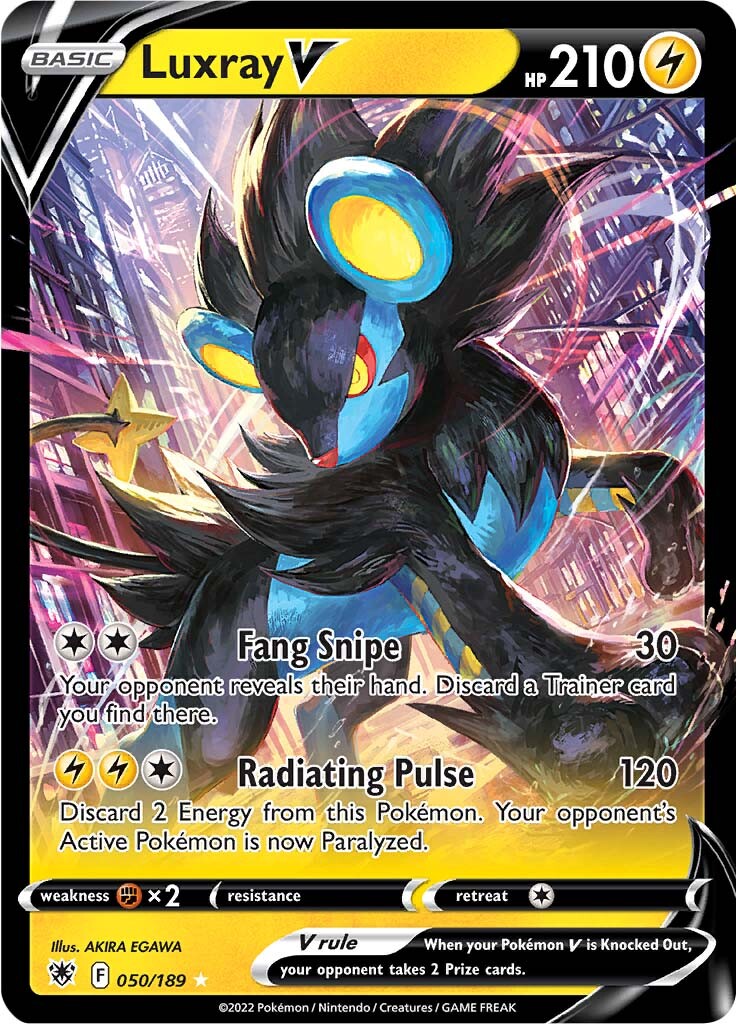 Luxray V (050/189) [Sword & Shield: Astral Radiance] | Card Citadel