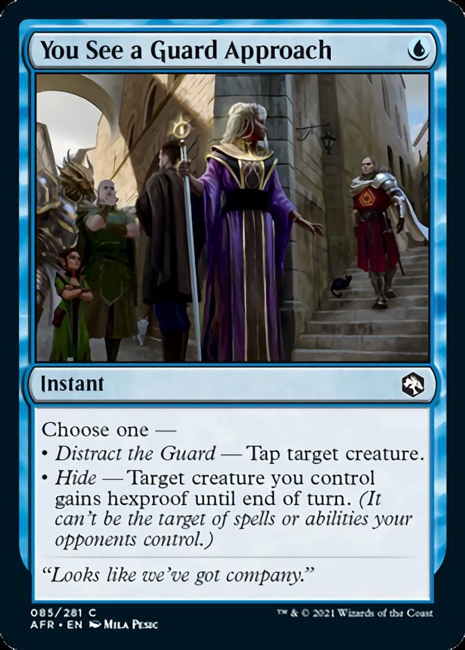 You See a Guard Approach [Dungeons & Dragons: Adventures in the Forgotten Realms] | Card Citadel