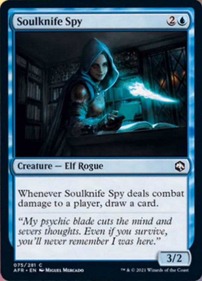Soulknife Spy [Dungeons & Dragons: Adventures in the Forgotten Realms] | Card Citadel