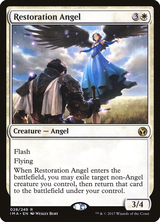 Restoration Angel [Iconic Masters] | Card Citadel