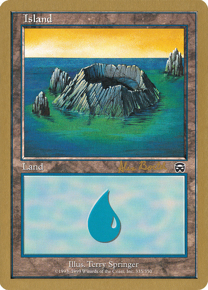 Island (ab335) (Alex Borteh) [World Championship Decks 2001] | Card Citadel