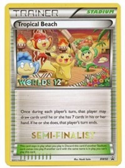 Tropical Beach (BW50) (Semi Finalist) [Black & White: Black Star Promos] | Card Citadel