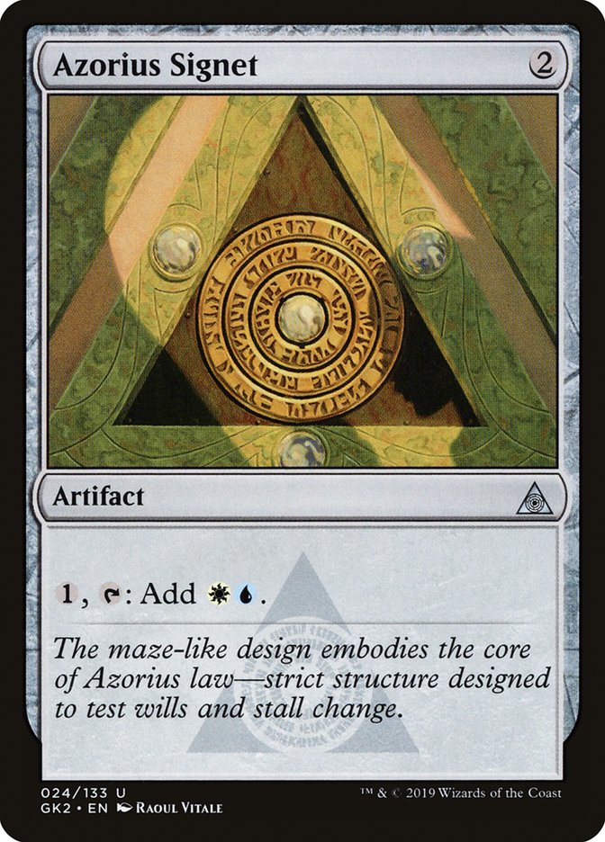 Azorius Signet [Ravnica Allegiance Guild Kit] | Card Citadel