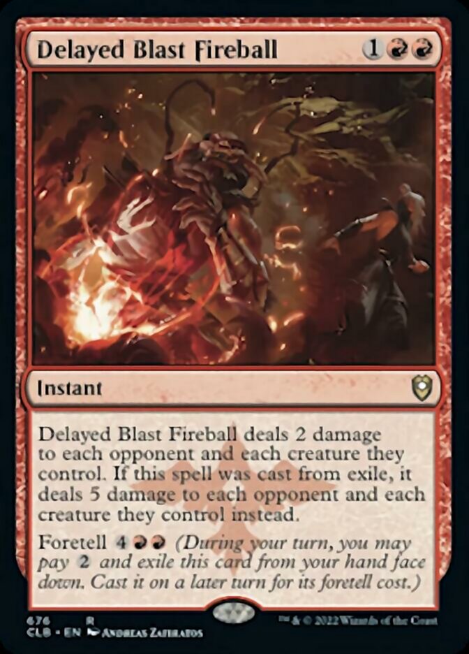 Delayed Blast Fireball [Commander Legends: Battle for Baldur's Gate] | Card Citadel