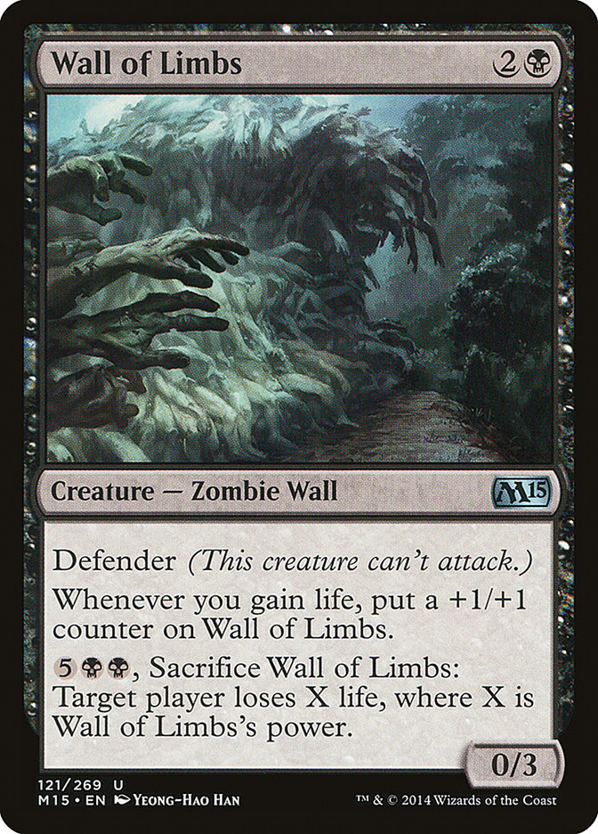 Wall of Limbs [Magic 2015] | Card Citadel