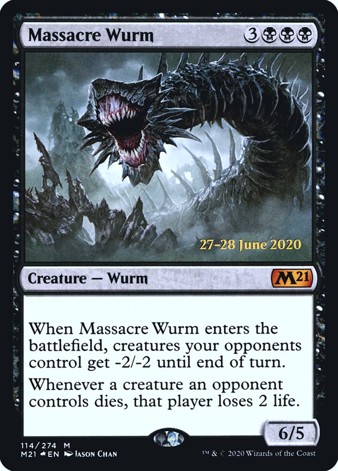 Massacre Wurm  [Core Set 2021 Prerelease Promos] | Card Citadel