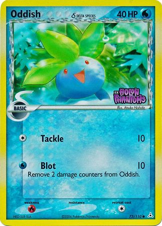 Oddish (73/110) (Delta Species) (Stamped) [EX: Holon Phantoms] | Card Citadel