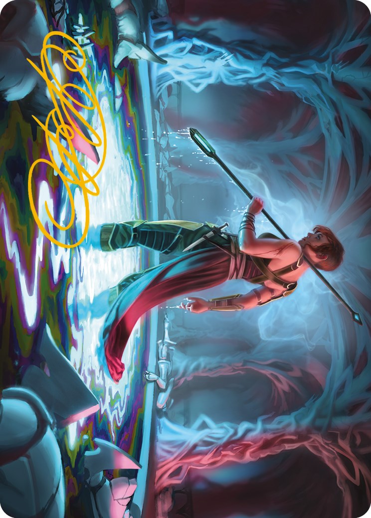 Melira, the Living Cure Art Card (Gold-Stamped Signature) [Phyrexia: All Will Be One Art Series] | Card Citadel