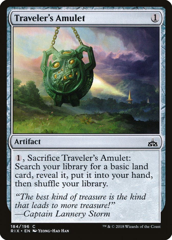 Traveler's Amulet [Rivals of Ixalan] | Card Citadel