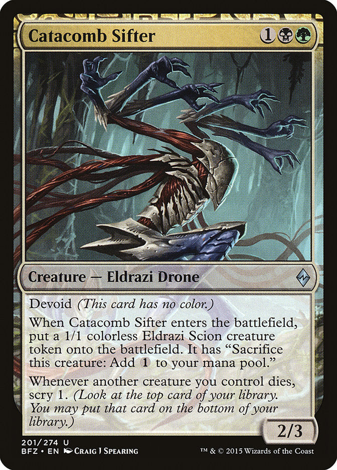 Catacomb Sifter [Battle for Zendikar] | Card Citadel