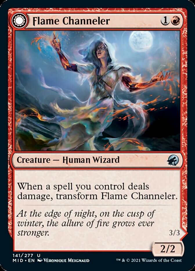 Flame Channeler // Embodiment of Flame [Innistrad: Midnight Hunt] | Card Citadel