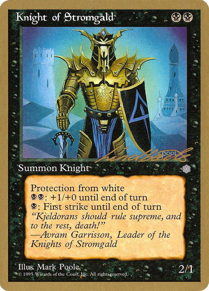 Knight of Stromgald (Leon Lindback) [Pro Tour Collector Set] | Card Citadel