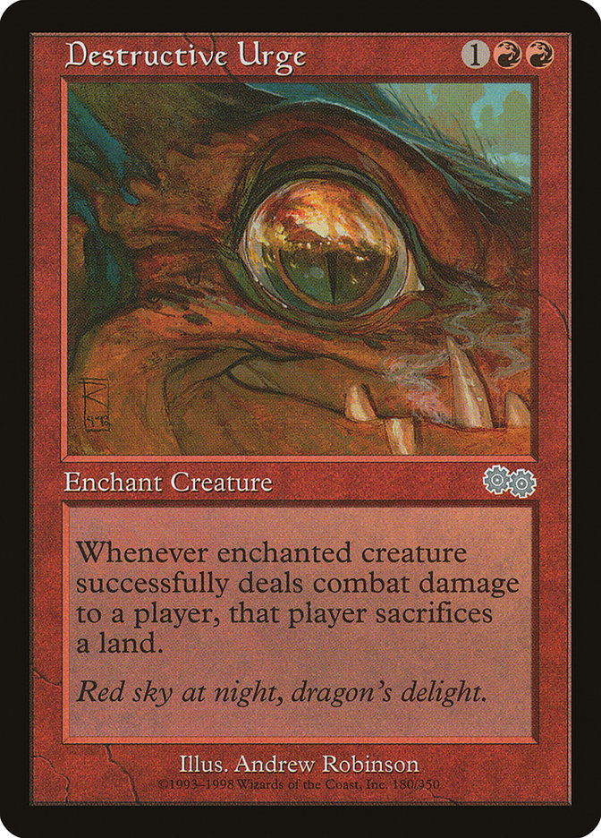 Destructive Urge [Urza's Saga] | Card Citadel