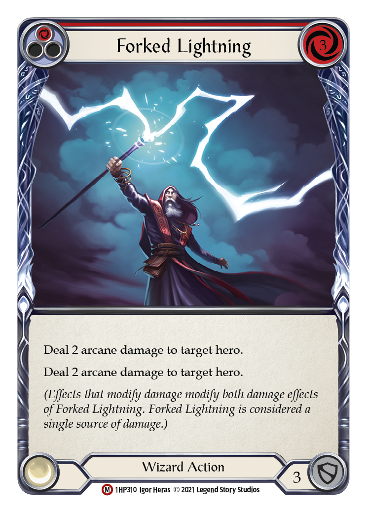 Forked Lightning [1HP310] | Card Citadel