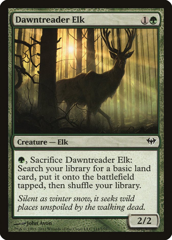 Dawntreader Elk [Dark Ascension] | Card Citadel