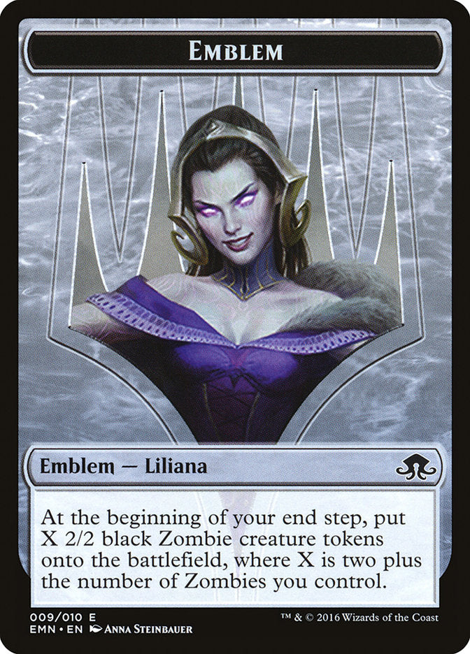 Liliana, the Last Hope Emblem [Eldritch Moon Tokens] | Card Citadel