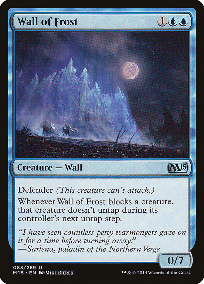 Wall of Frost [Magic 2015] | Card Citadel