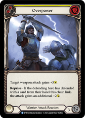 Overpower (Yellow) [U-WTR124] (Welcome to Rathe Unlimited)  Unlimited Normal | Card Citadel