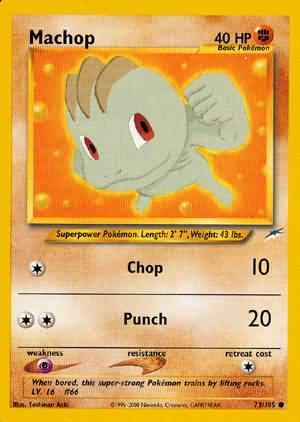 Machop (73/105) [Neo Destiny Unlimited] | Card Citadel