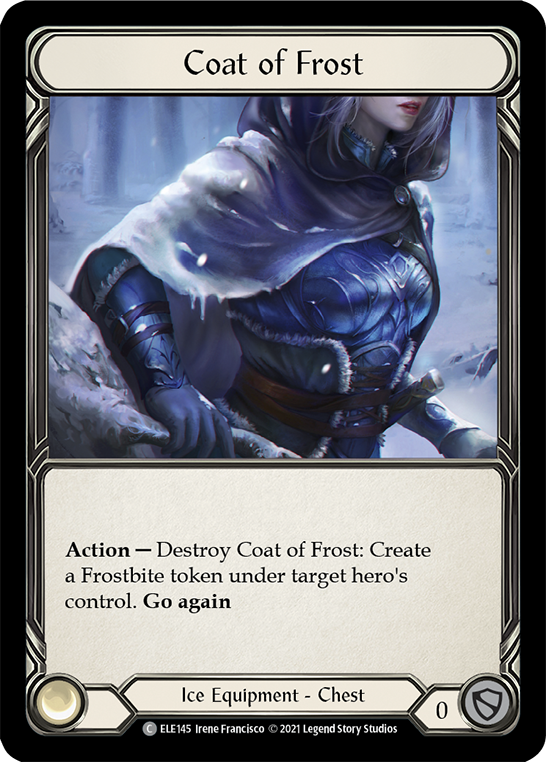 Coat of Frost [ELE145] (Tales of Aria)  1st Edition Cold Foil | Card Citadel