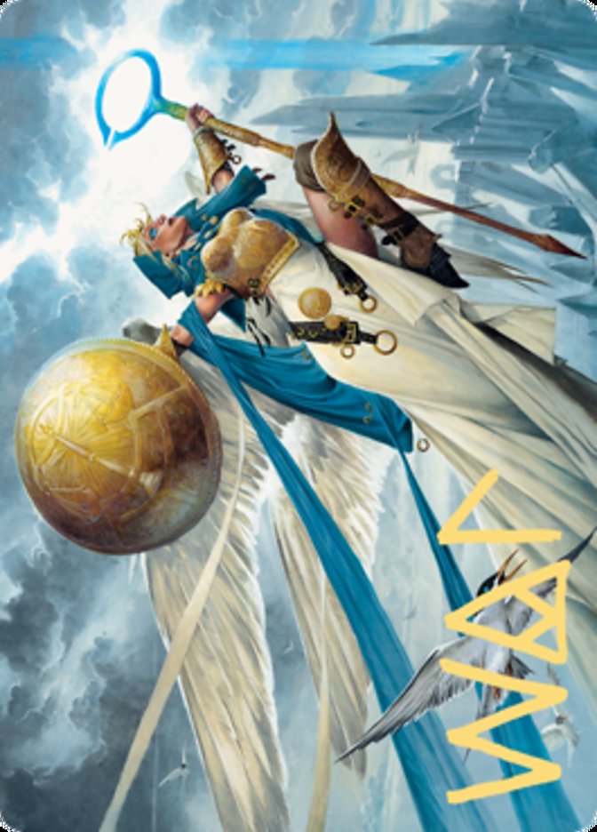 Linvala, Shield of Sea Gate Art Card (Gold-Stamped Signature) [Zendikar Rising Art Series] | Card Citadel