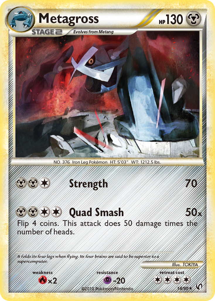 Metagross (18/90) [HeartGold & SoulSilver: Undaunted] | Card Citadel