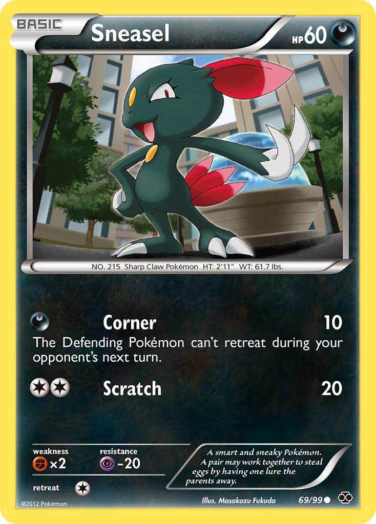 Sneasel (69/99) [Black & White: Next Destinies] | Card Citadel