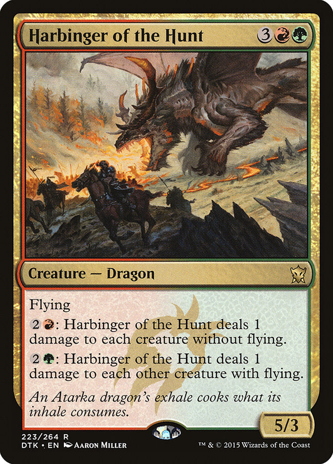 Harbinger of the Hunt [Dragons of Tarkir] | Card Citadel