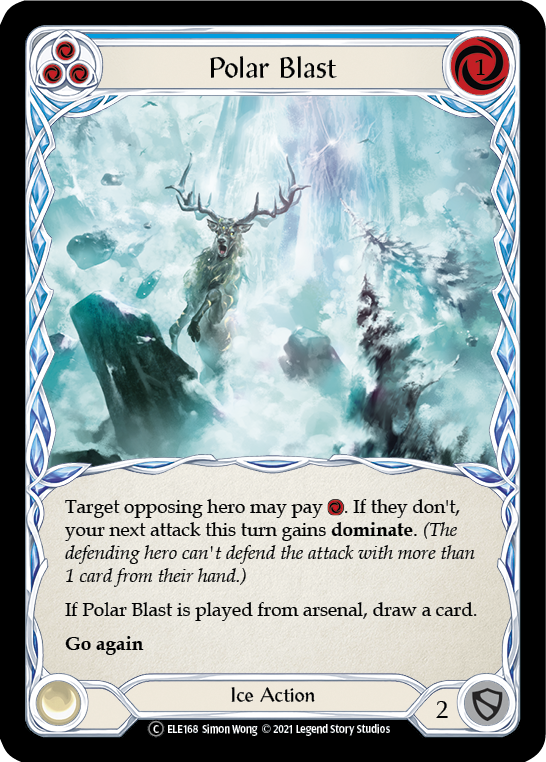 Polar Blast (Blue) [U-ELE168] Unlimited Normal | Card Citadel