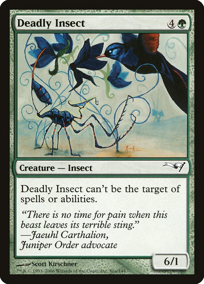 Deadly Insect [Coldsnap Theme Decks] | Card Citadel