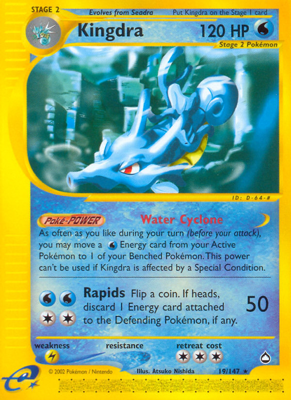 Kingdra (19/147) [Aquapolis] | Card Citadel
