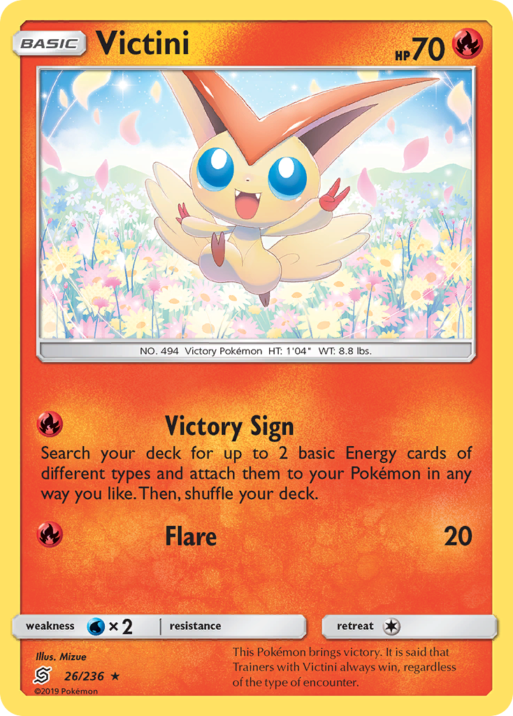 Victini (26/236) [Sun & Moon: Unified Minds] | Card Citadel