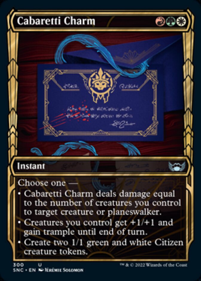 Cabaretti Charm (Showcase Golden Age) [Streets of New Capenna] | Card Citadel