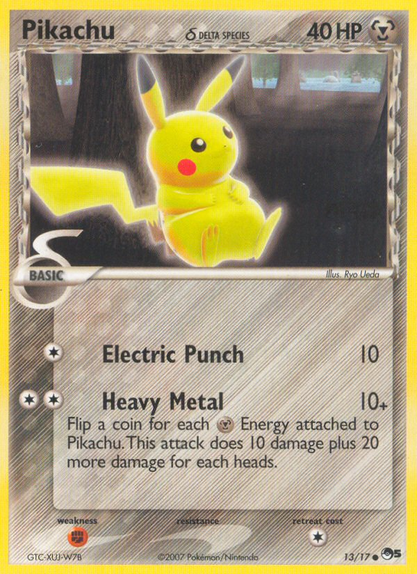 Pikachu (13/17) (Delta Species) [POP Series 5] | Card Citadel