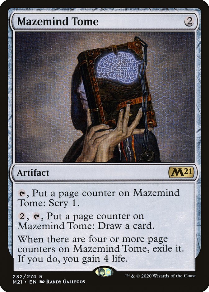 Mazemind Tome [Core Set 2021] | Card Citadel