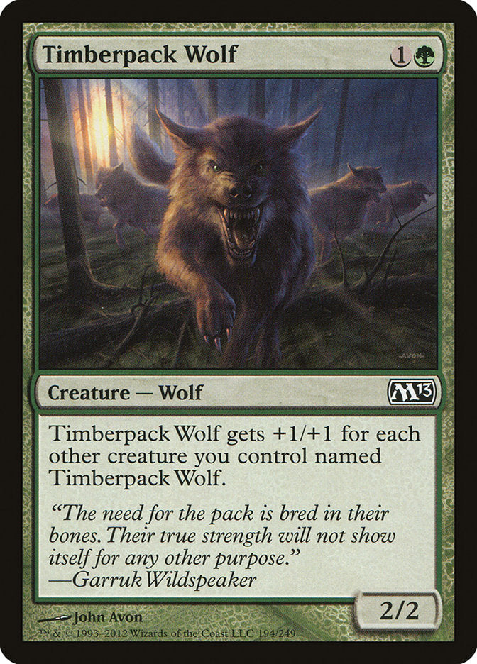 Timberpack Wolf [Magic 2013] | Card Citadel