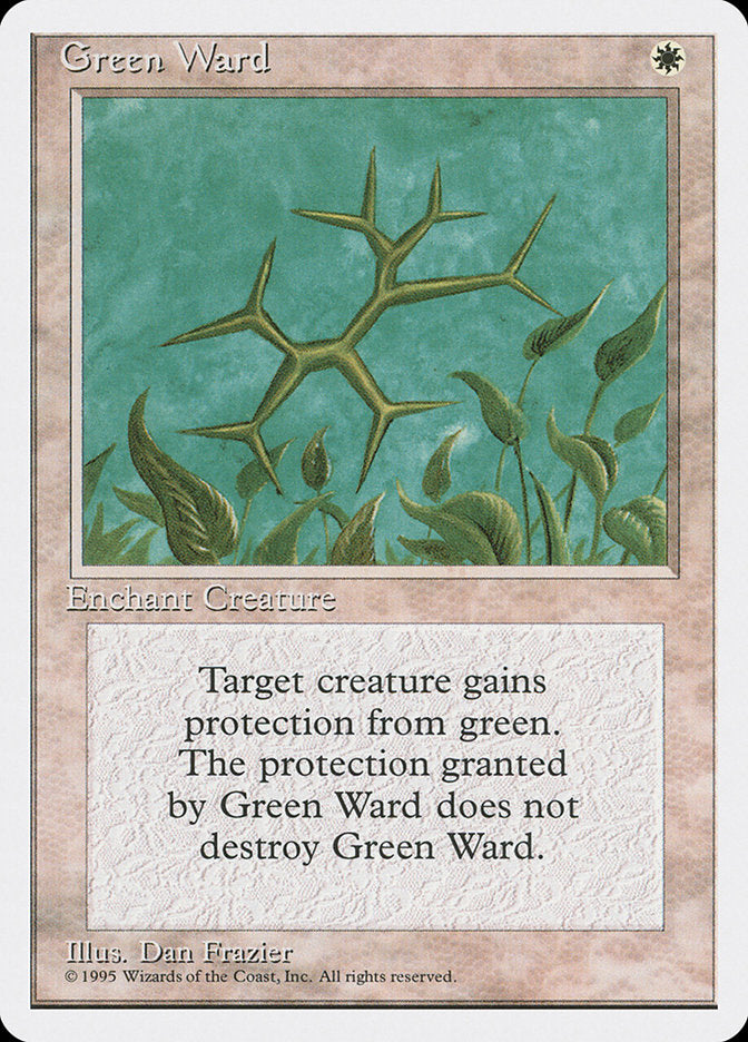 Green Ward [Fourth Edition] | Card Citadel