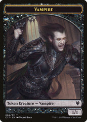 Bat // Vampire Double-sided Token [Commander 2017 Tokens] | Card Citadel