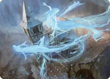 Hallowed Haunting Art Card [Innistrad: Crimson Vow Art Series] | Card Citadel