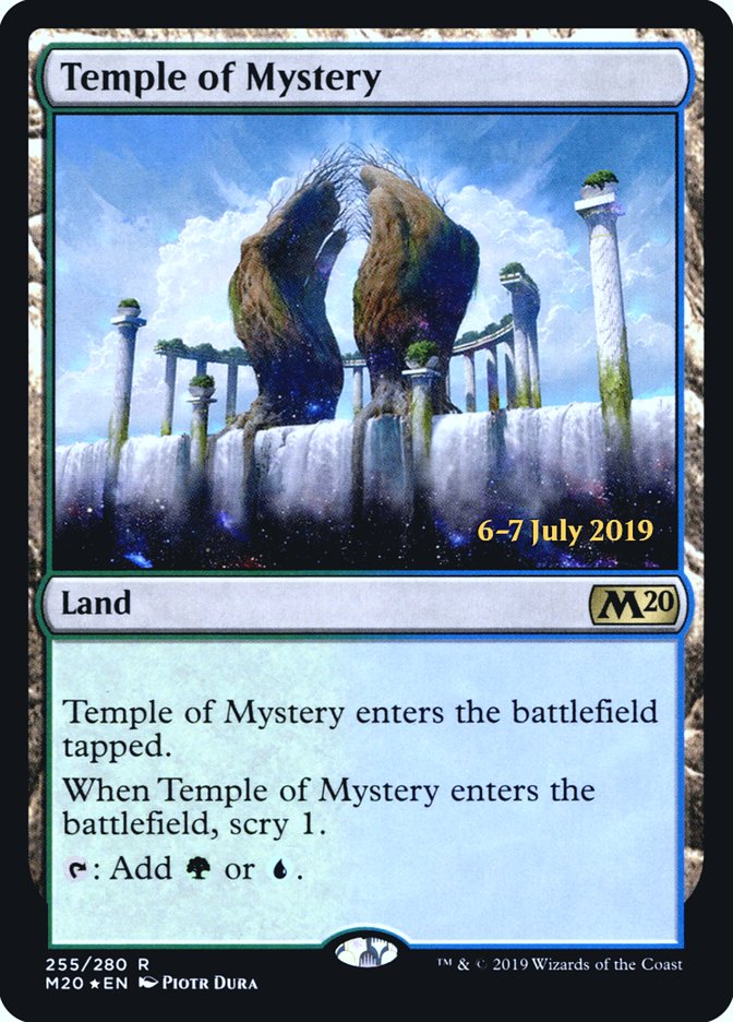 Temple of Mystery  [Core Set 2020 Prerelease Promos] | Card Citadel