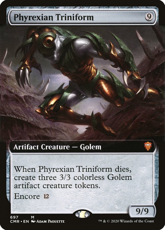 Phyrexian Triniform (Extended Art) [Commander Legends] | Card Citadel