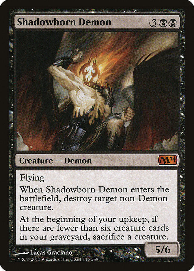 Shadowborn Demon [Magic 2014] | Card Citadel